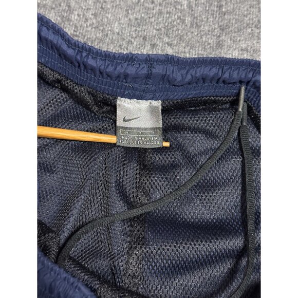 Vintage Nike Track Pants Mens Y2K Gray Tag Navy Nylon Size M - Picture 3 of 10